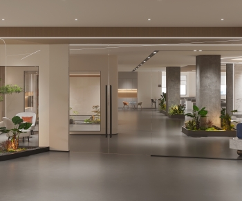 Modern Office Reception Desk-ID:455789097
