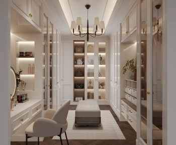 French Style Clothes Storage Area-ID:463418966
