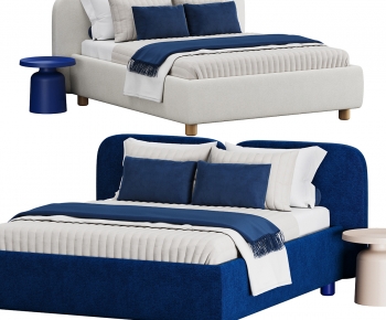 Modern Double Bed-ID:185544976