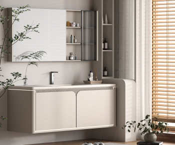 Modern Bathroom Cabinet-ID:592199093