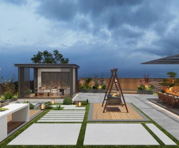 Modern Courtyard/landscape-ID:713751084