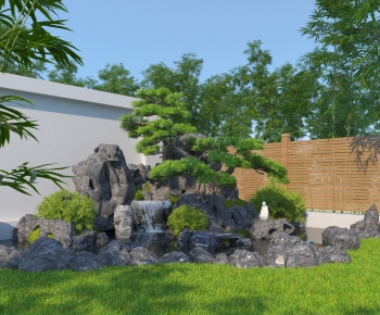 Modern Rockery Waterscape-ID:431585075