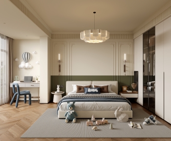 French Style Boy's Room And Son's Room-ID:327251914