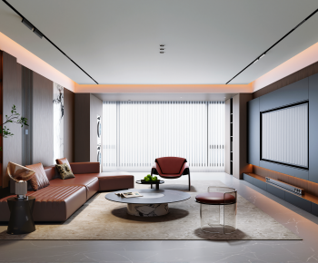 Modern A Living Room-ID:452986002
