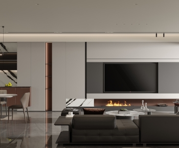 Modern A Living Room-ID:799247037