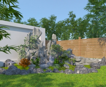 Modern Rockery Waterscape-ID:174671897