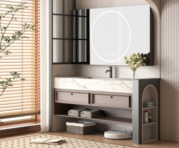 Modern Bathroom Cabinet-ID:273452043