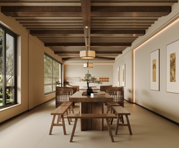 New Chinese Style Teahouse Tea House-ID:733284006