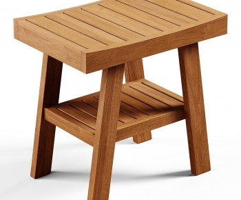 Modern Wooden Bench Or Stool-ID:181201939