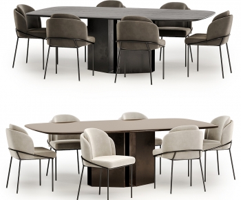 Modern Dining Table And Chairs-ID:627466927