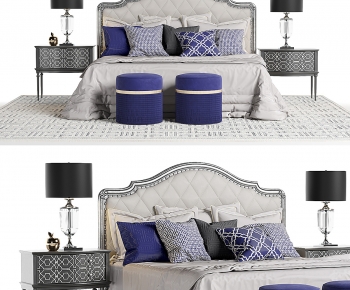 French Style Double Bed-ID:821444994