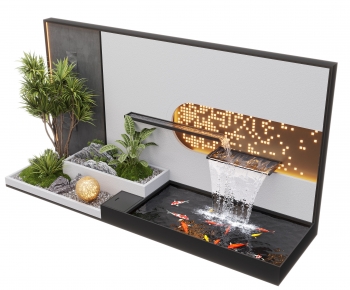 Modern Rockery Waterscape-ID:410699888