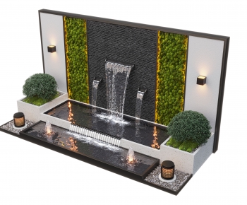 Modern Rockery Waterscape-ID:631691937