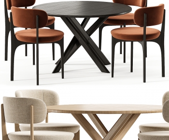 Modern Dining Table And Chairs-ID:624996904