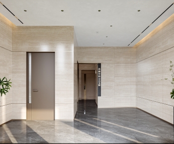 Modern Corridor/elevator Hall-ID:256237989