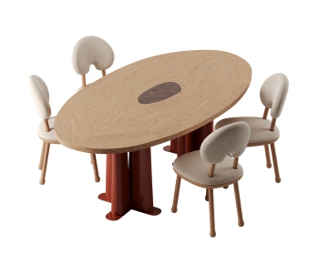 Modern Dining Table And Chairs-ID:364903935