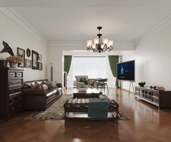 American Style A Living Room-ID:687946086