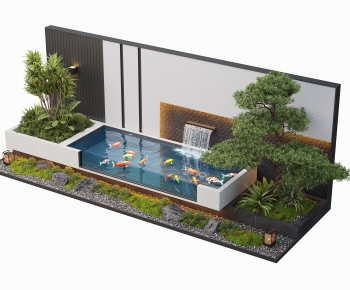 Modern Rockery Waterscape-ID:402792938
