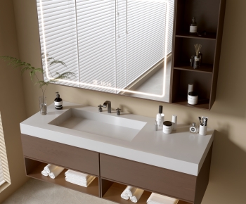 Modern Bathroom Cabinet-ID:809729107