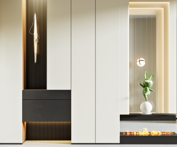 Modern Entrance Cabinet-ID:688098912