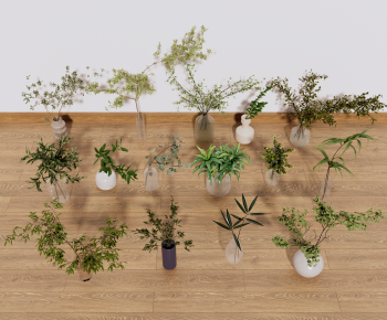 现代桌面绿植盆栽组合-ID:487252955