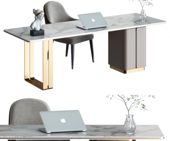 Modern Office Desk And Chair-ID:974457034