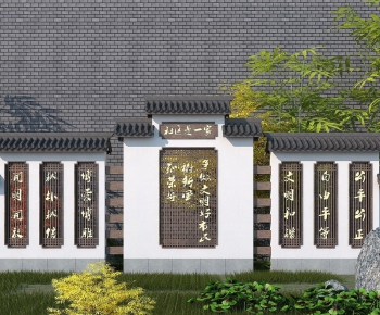 Chinese Style Landscape Wall-ID:994838008