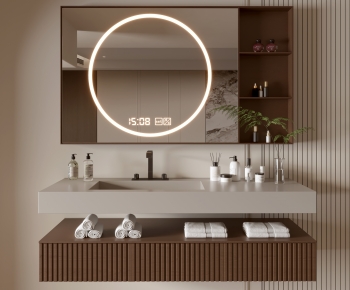 Modern Bathroom Cabinet-ID:570796976