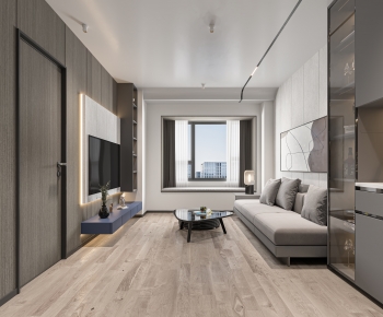 Modern A Living Room-ID:498800343