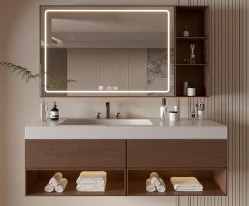 Modern Bathroom Cabinet-ID:161755087