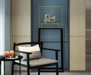 New Chinese Style Lounge Chair-ID:385054111