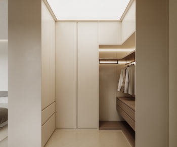 Modern Clothes Storage Area-ID:725240738