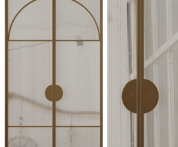 New Chinese Style Double Door-ID:148439481