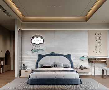 New Chinese Style Bedroom-ID:773560057