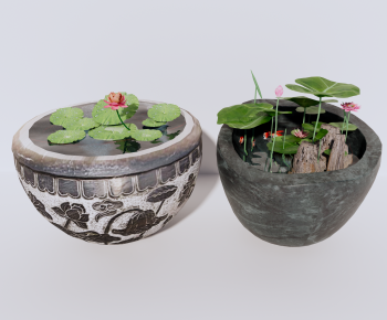 New Chinese Style Fish Tank-ID:566791067