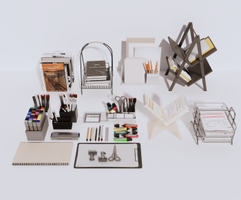 现代办公文具用品组合-ID:209475993