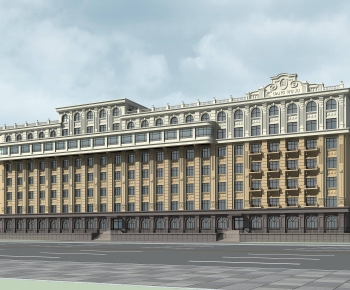 European Style Appearance Of Commercial Building-ID:697572953