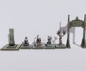 Chinese Style Stone Carving-ID:794425965