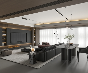 Modern Dining Room-ID:655810866