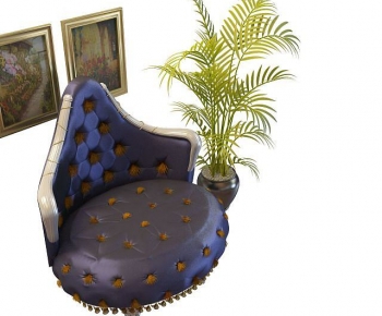 European Style Single Sofa-ID:857409001