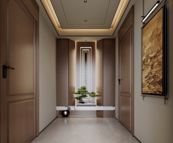 New Chinese Style Hallway-ID:960983995