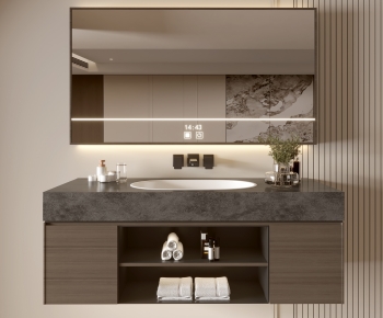Modern Bathroom Cabinet-ID:608808043