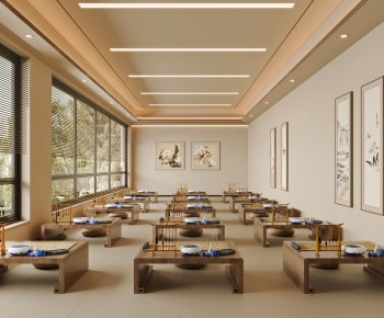 New Chinese Style School Classrooms-ID:344687946
