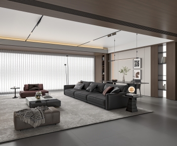 Modern A Living Room-ID:514947896