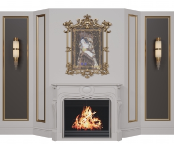 French Style Fireplace-ID:220820901