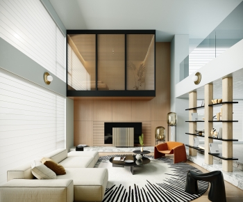 Modern A Living Room-ID:263338092