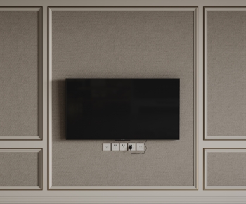 French Style TV Wall-ID:491034034