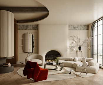 French Style A Living Room-ID:564143903