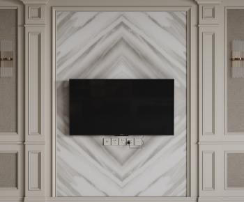 French Style TV Wall-ID:764191235