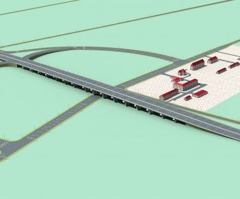 Modern Architectural Bird's-eye View Planning-ID:378320937